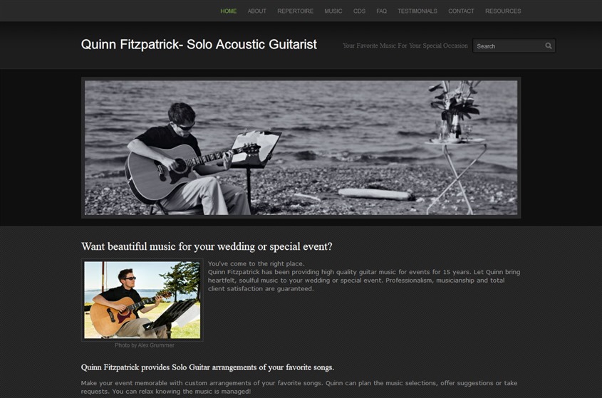 Quinn Fitzpatrick | Solo Acoustic Guitarist wedding vendor photo