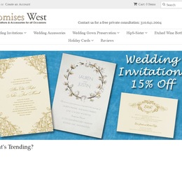 Photo of Promises West, a wedding stationery in Los Angeles