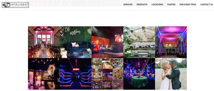 Intelligent Lighting wedding vendor photo