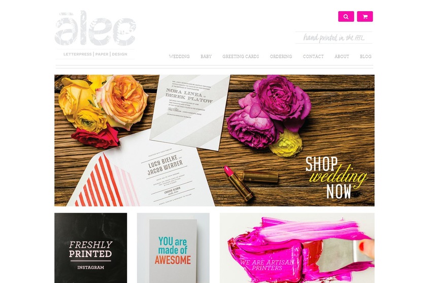 Alee & Press wedding vendor photo