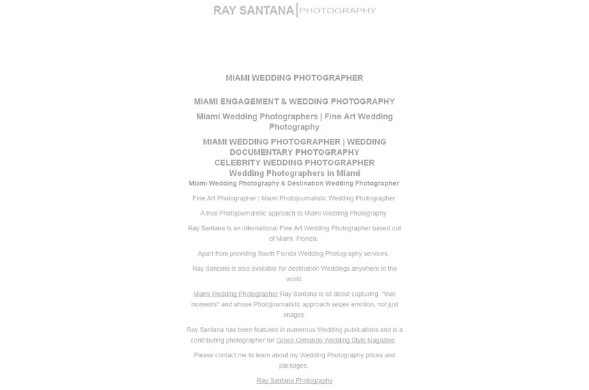 Ray Santana Photography wedding vendor photo