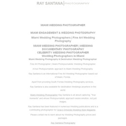Photo of Ray Santana Photography, a wedding photographer in Miami