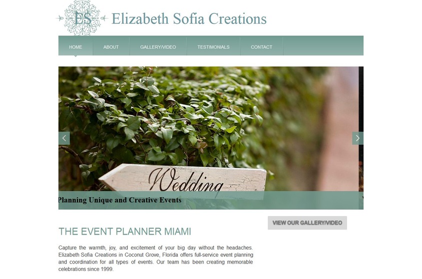 Event Planner Miami By Elizabeth Sofia Creations wedding vendor photo
