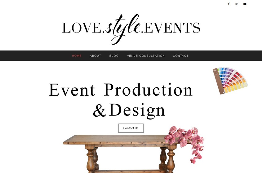 Love. Style. Events. wedding vendor photo