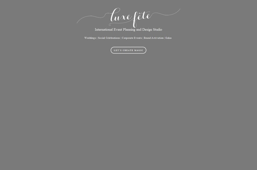 Luxe Fete Event Planning and Design Studio wedding vendor photo