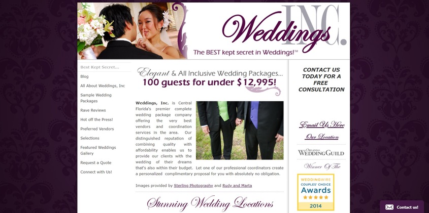 Weddings Inc Orlando  wedding vendor photo