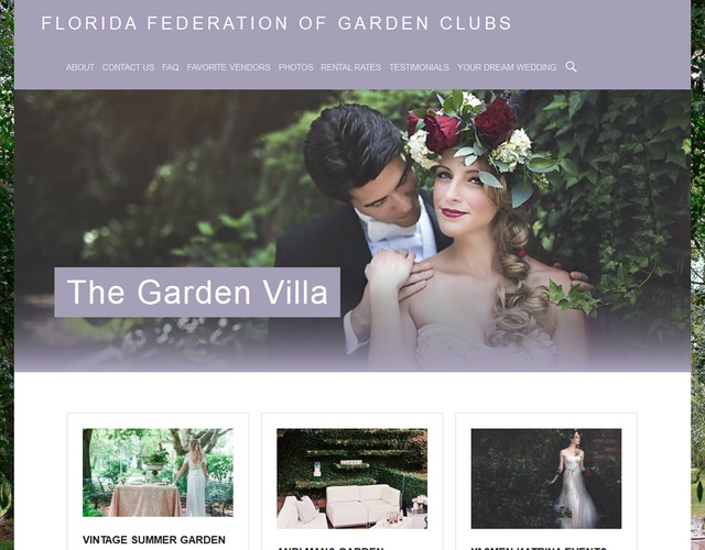 Florida Federation of Garden Clubs wedding vendor photo