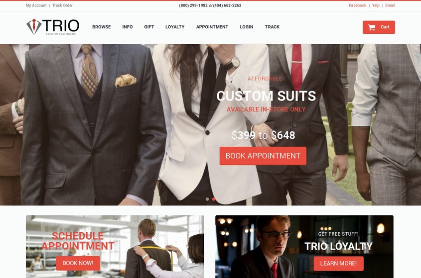 TRIO Custom Clothiers wedding vendor photo