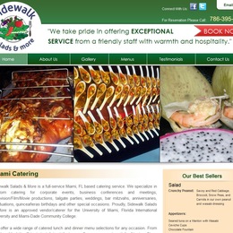 Photo of Side Walk Salads, a wedding caterer in Miami
