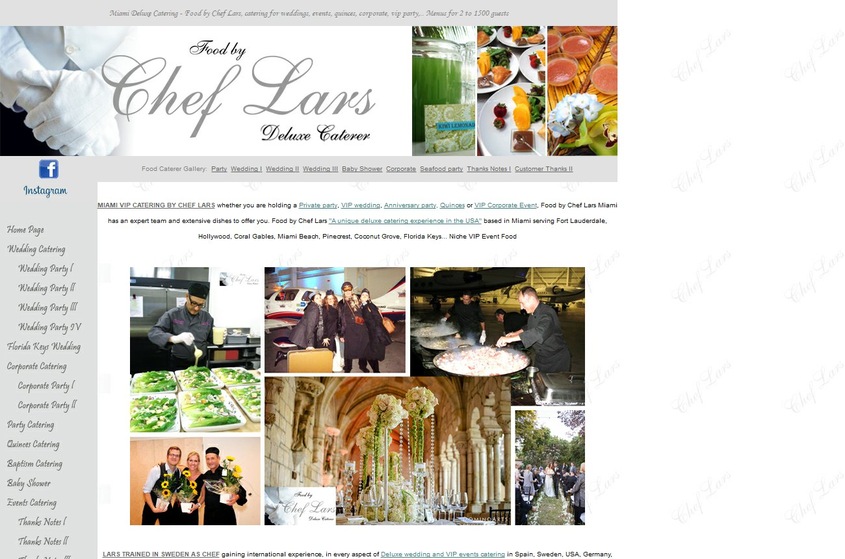 Food By Chef Lars Inc wedding vendor photo