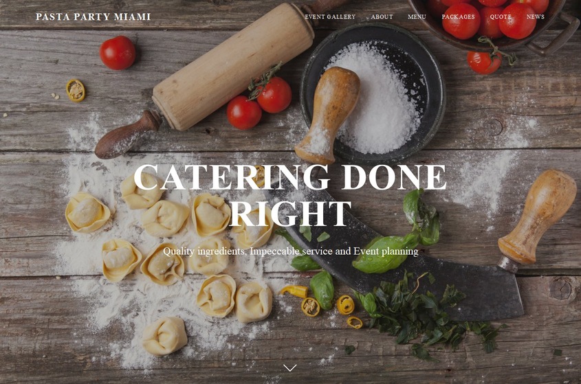 Pasta Party Catering wedding vendor photo