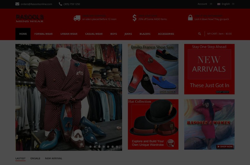 Rasools Menswear wedding vendor photo