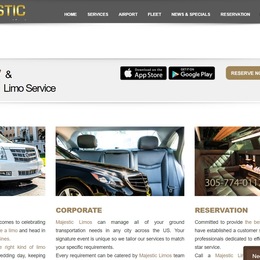 Photo of Majestic Limousines  Inc., a wedding limo service in Miami