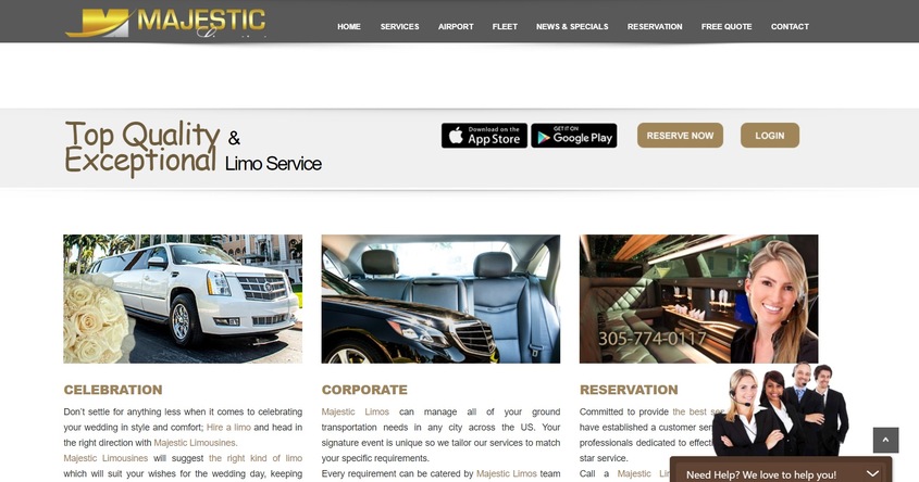 Majestic Limousines  Inc. wedding vendor photo