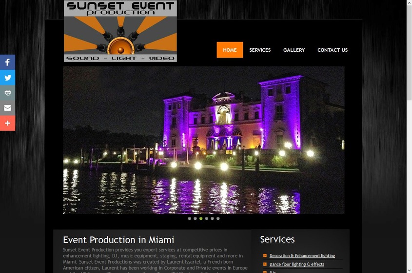 Sunset Event Production wedding vendor photo