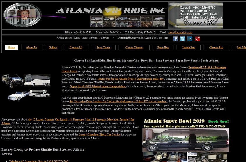 Atlanta VIP Ride wedding vendor photo