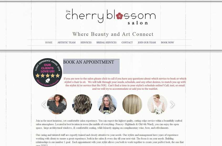 The Cherry Blossom Salon wedding vendor photo