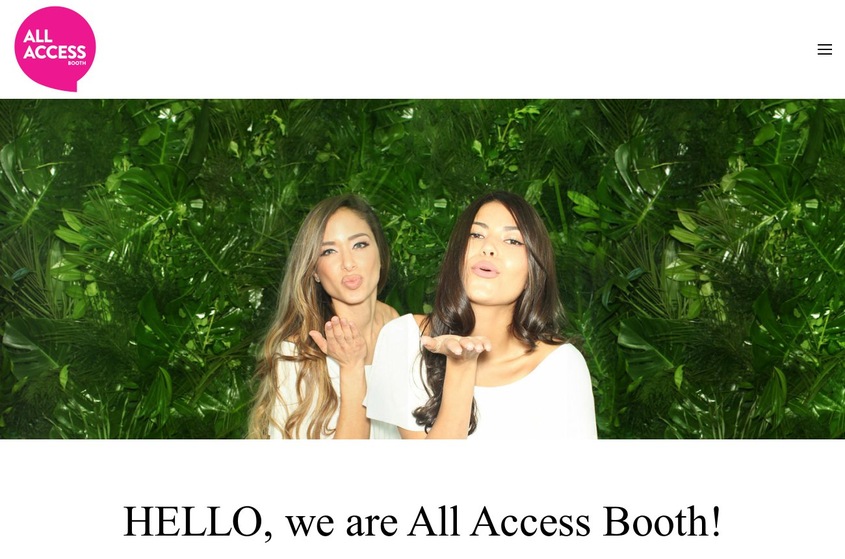 All Access Booth wedding vendor photo