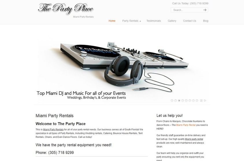 The Party Place wedding vendor photo