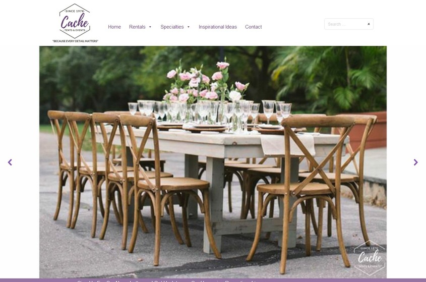 Cache Tents and Events wedding vendor photo