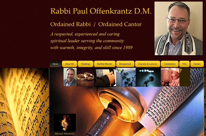 Rabbi-Cantor Paul Offenkrantz wedding vendor photo