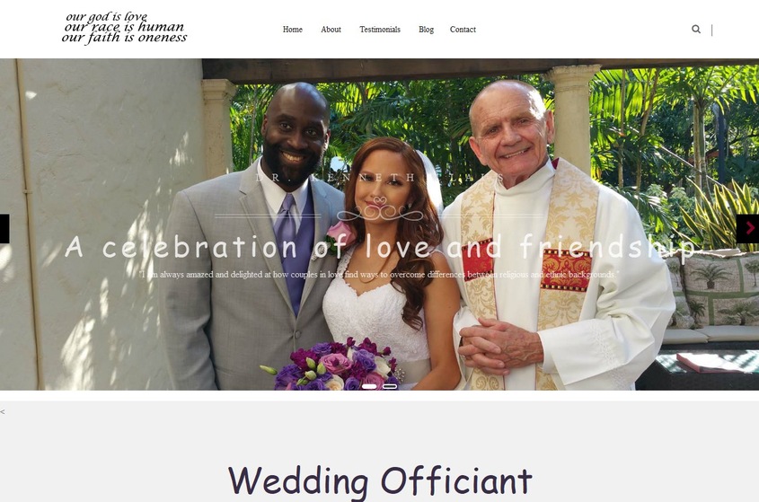 Rev. Dr. Kenneth Claus wedding vendor photo