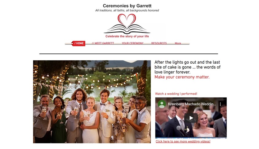 Ceremonies by Garrett wedding vendor photo