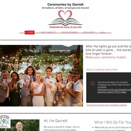 Photo of Ceremonies By Garrett, a wedding officiant in Miami