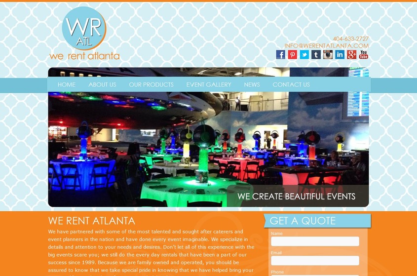 We Rent Atlanta wedding vendor photo
