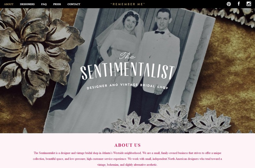 The Sentimentalist wedding vendor photo