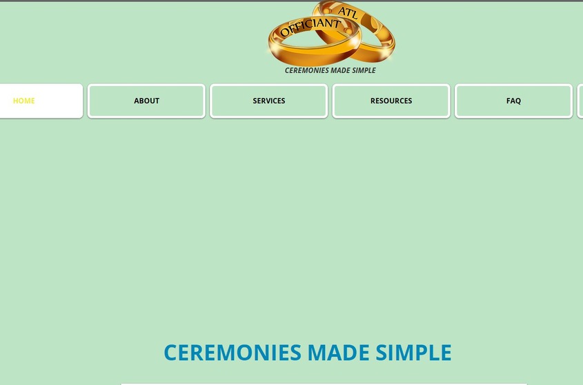 Officiant ATL wedding vendor photo