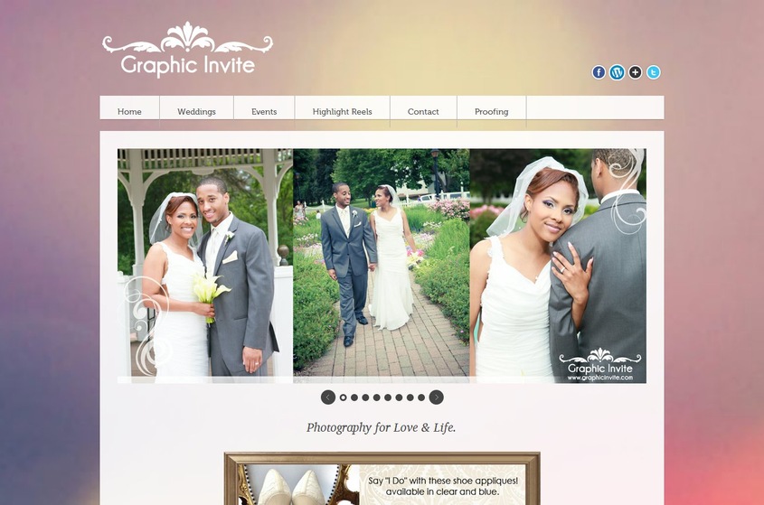 Graphic Invite Photography wedding vendor photo
