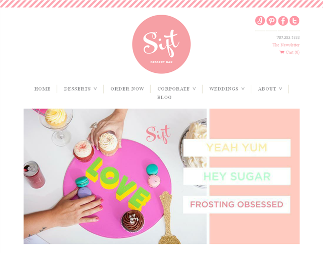 Sift Dessert Bar Fillmore wedding vendor photo