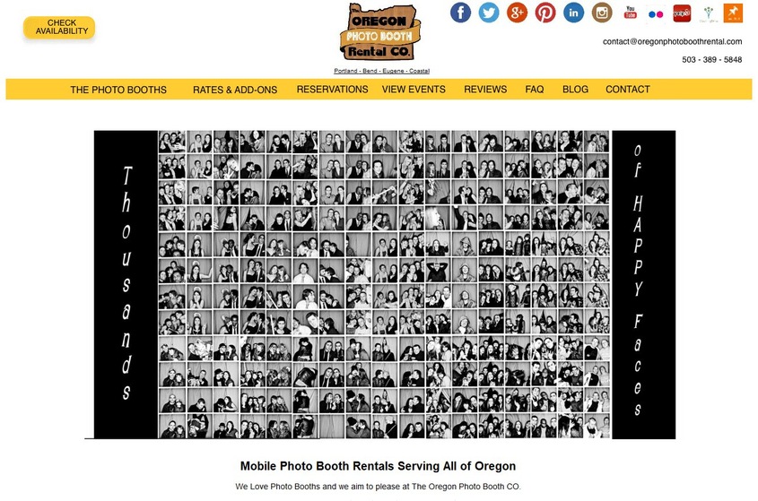 The Oregon Photo Booth Rental Company wedding vendor photo