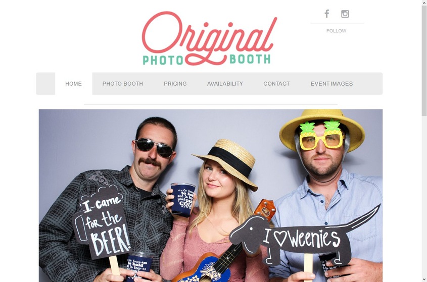 The Original Photo Booth wedding vendor photo