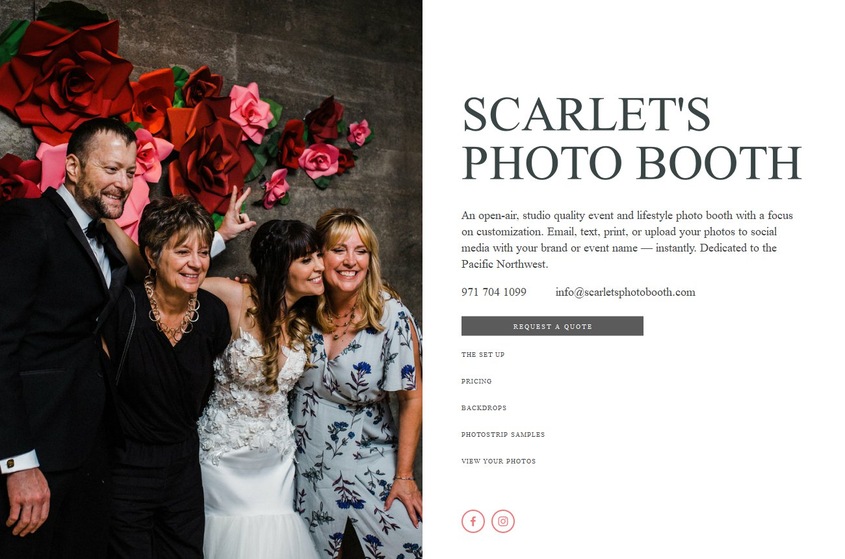 Scarlet's Photo Booth wedding vendor photo