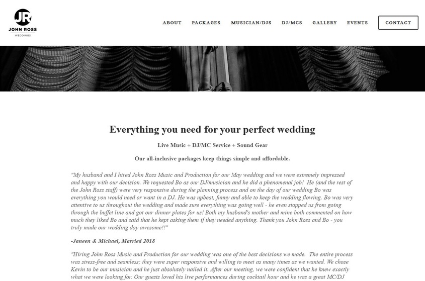 John Ross Music and Production wedding vendor photo