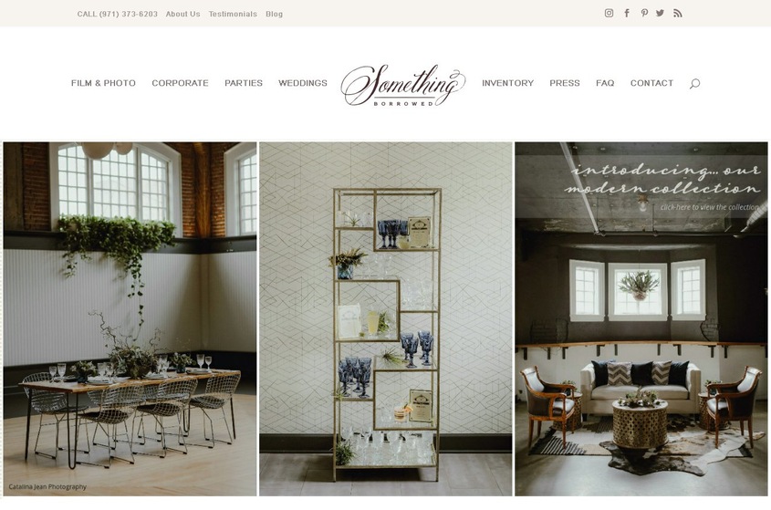 Something Borrowed Portland Vintage Rentals wedding vendor photo