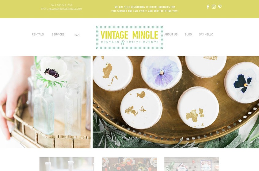 Vintage Mingle Rentals and Petite Events wedding vendor photo