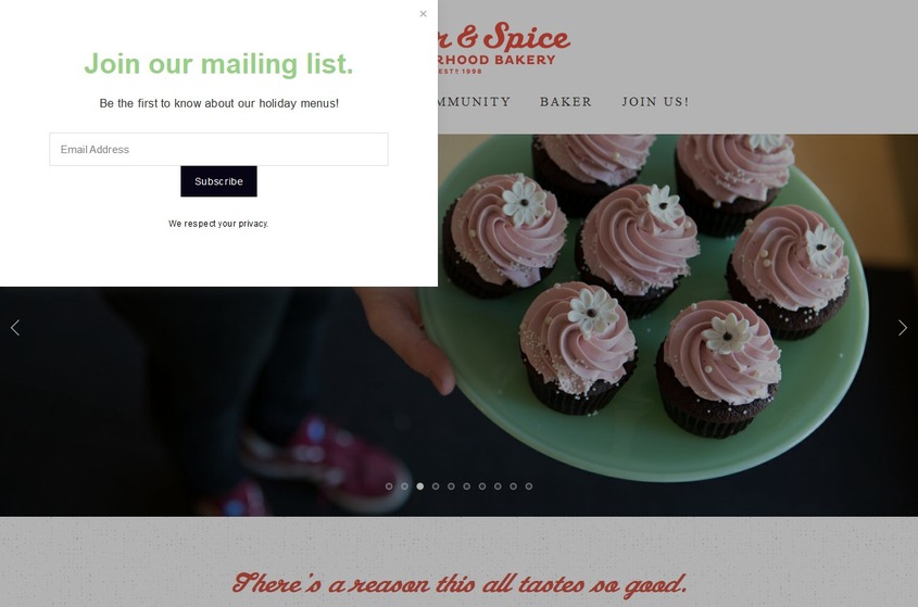 Baker and Spice wedding vendor photo