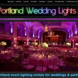 Portland Wedding Lights photo