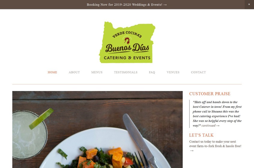 Verde Cocina's Buenos Dias Catering and Events wedding vendor photo