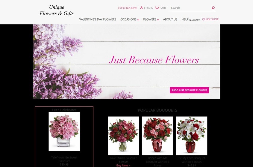 Unique Flowers & Gift Shop wedding vendor photo