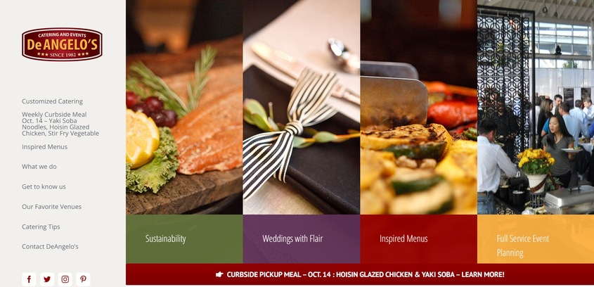 De Angelo's Catering wedding vendor photo
