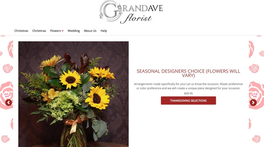 Grand Avenue Florist wedding vendor photo