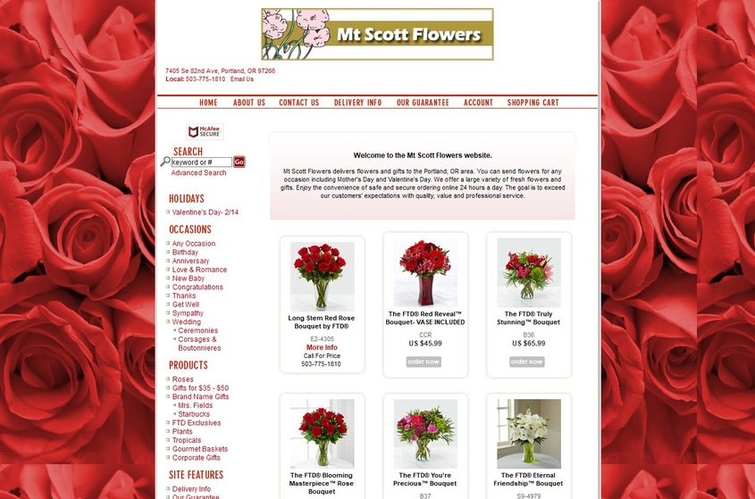 Mt Scott Flowers wedding vendor photo