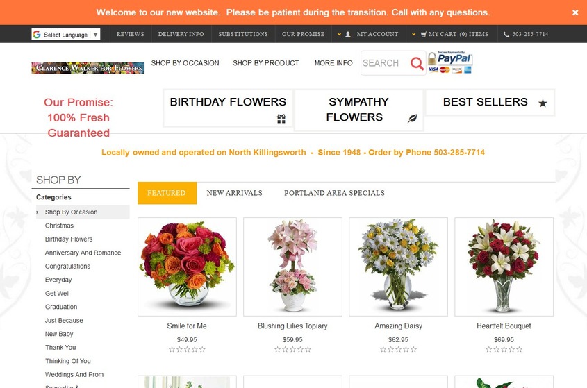Clarence Walker For Flowers wedding vendor photo