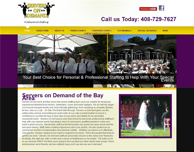 Servers on Demand wedding vendor photo