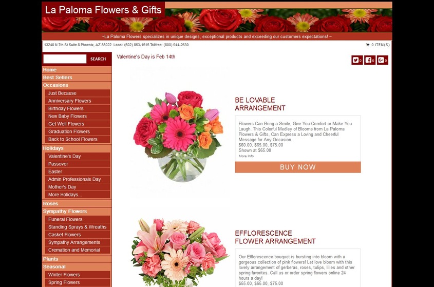 La Paloma Flowers wedding vendor photo