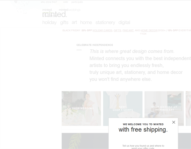 Minted wedding vendor photo